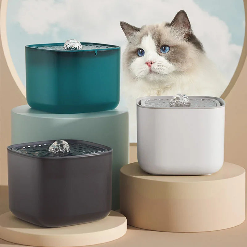 Smart Pet Water Fountain_ Clean, Fresh& Flowing Water for Happy Cats& Dogs