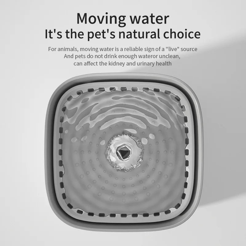 Smart Pet Water Fountain_ Clean, Fresh& Flowing Water for Happy Cats& Dogs