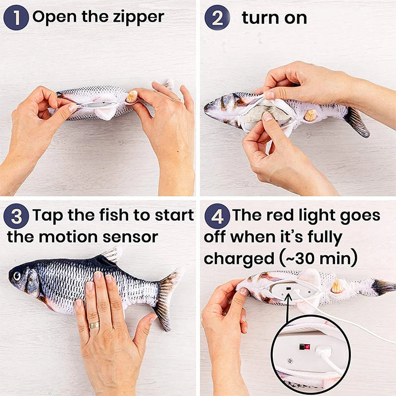 Pawsy Pet Toy Fish